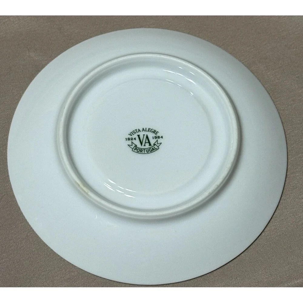 Vista Alegre Demitasse Cup & Saucer Rock Garden‎ From Portugal V1A110